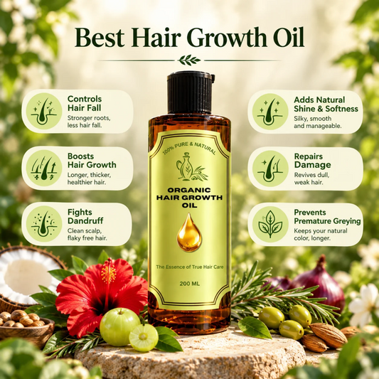 Organic Hair Growth Oil